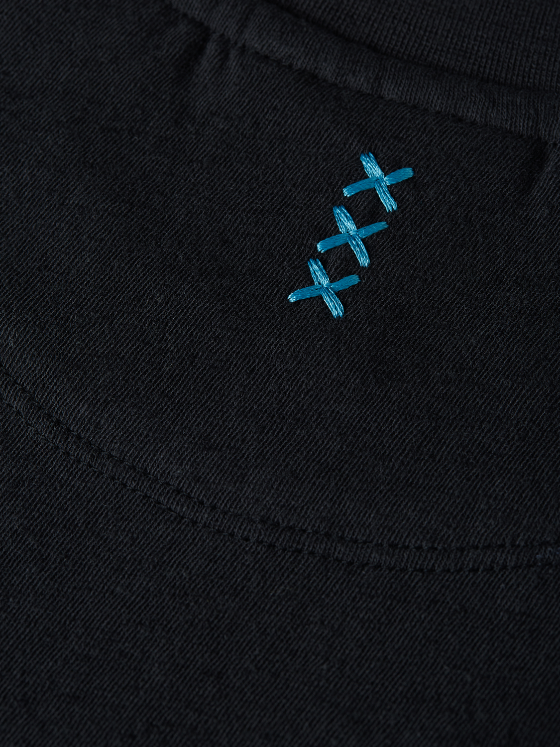 3 crosses cotton-linen T-shirt