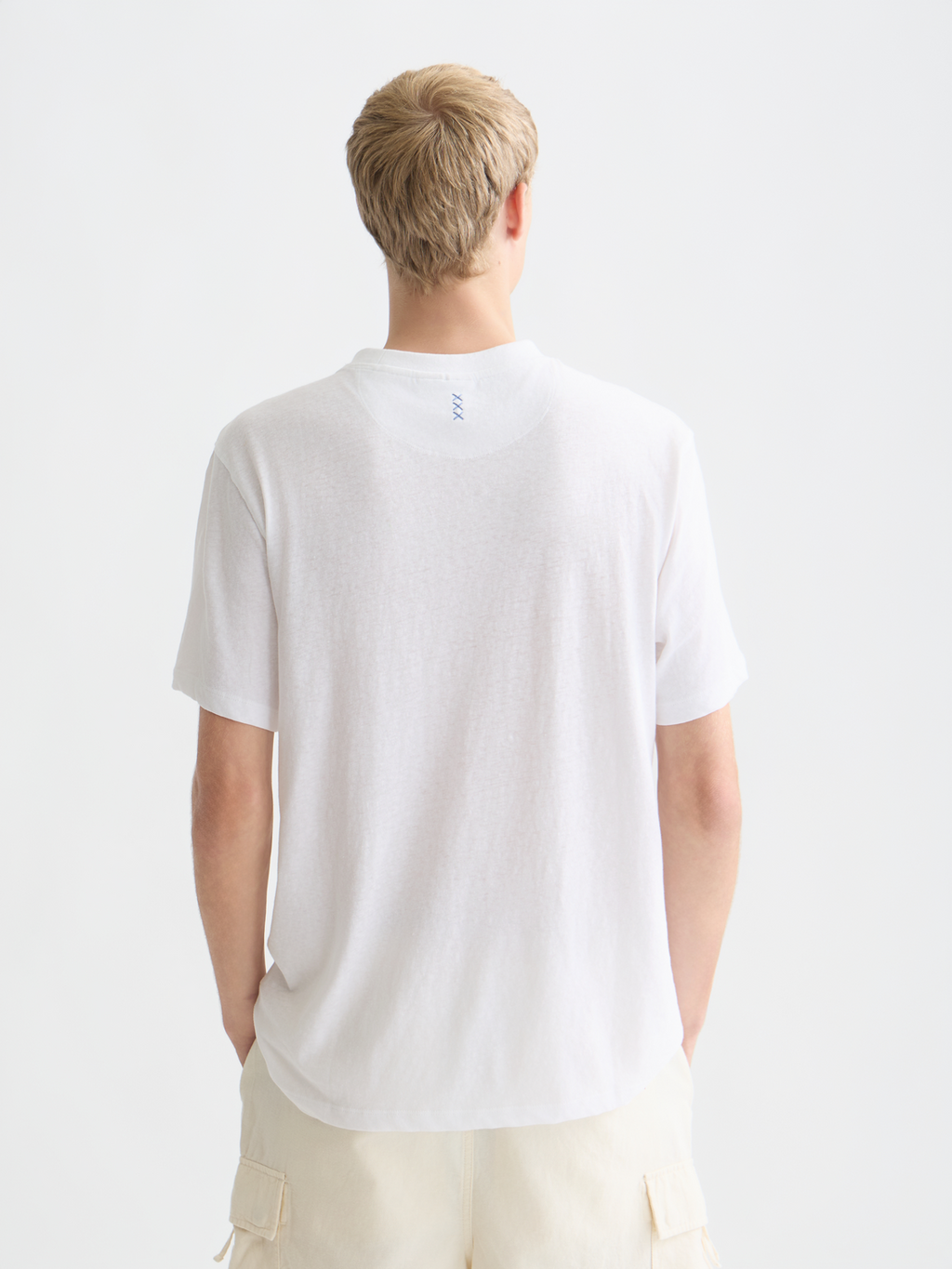 3 crosses cotton-linen T-shirt