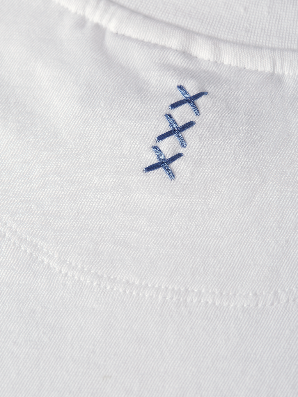 3 crosses cotton-linen T-shirt