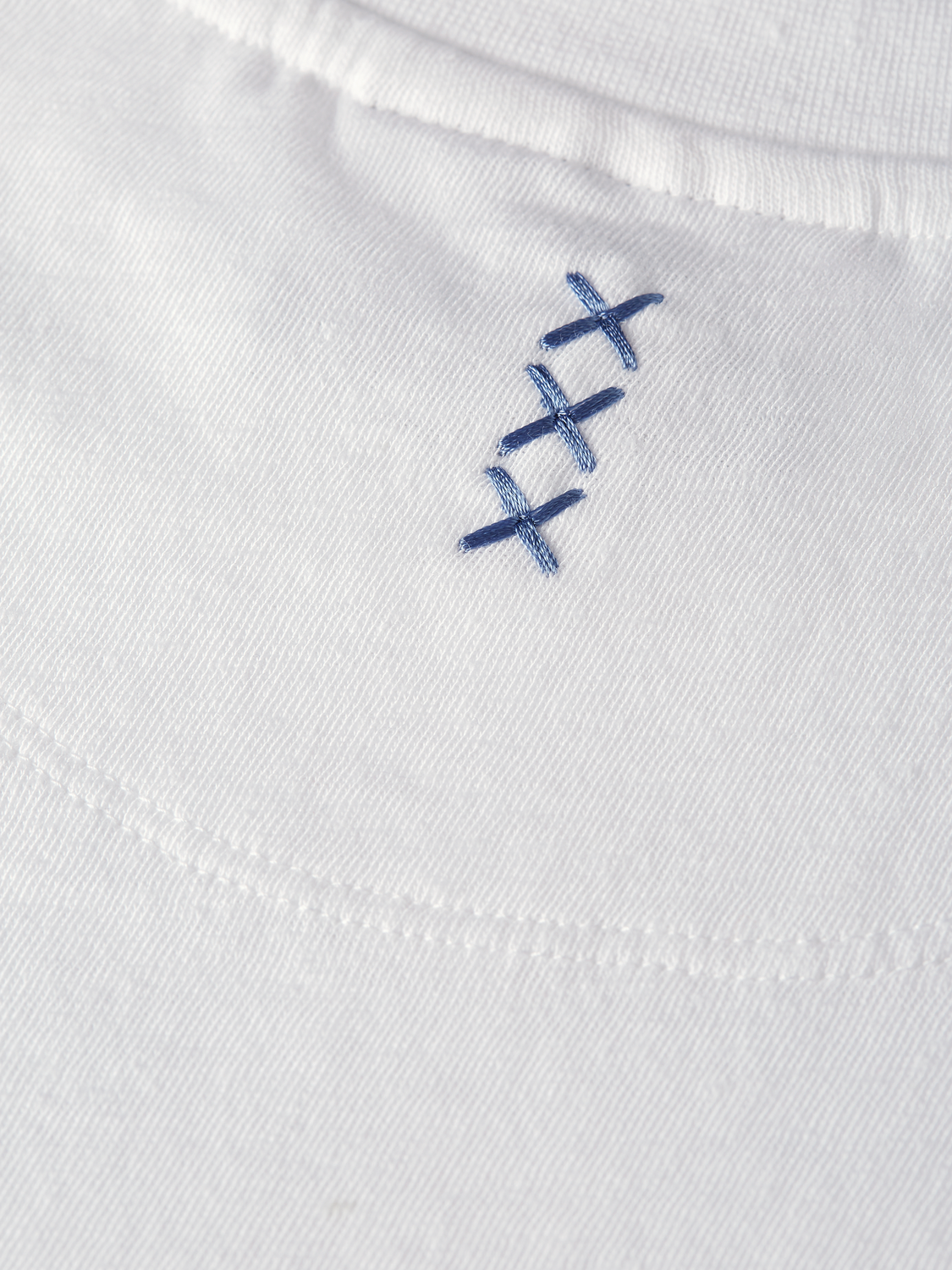 3 crosses cotton-linen T-shirt