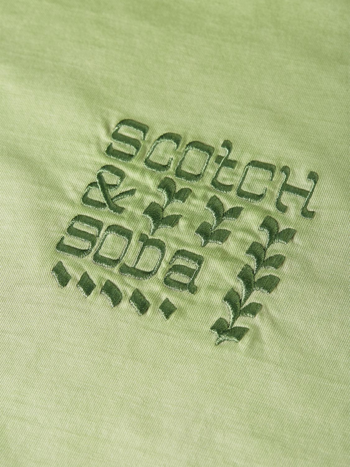 Embroidered artwork relaxed T-shirt