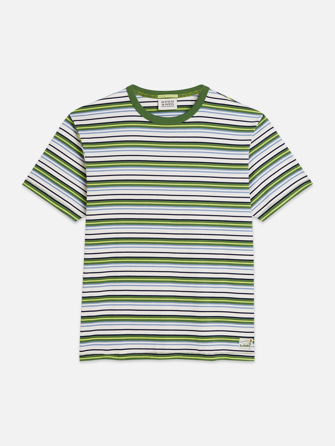 Relaxed yarn-dyed T-shirt