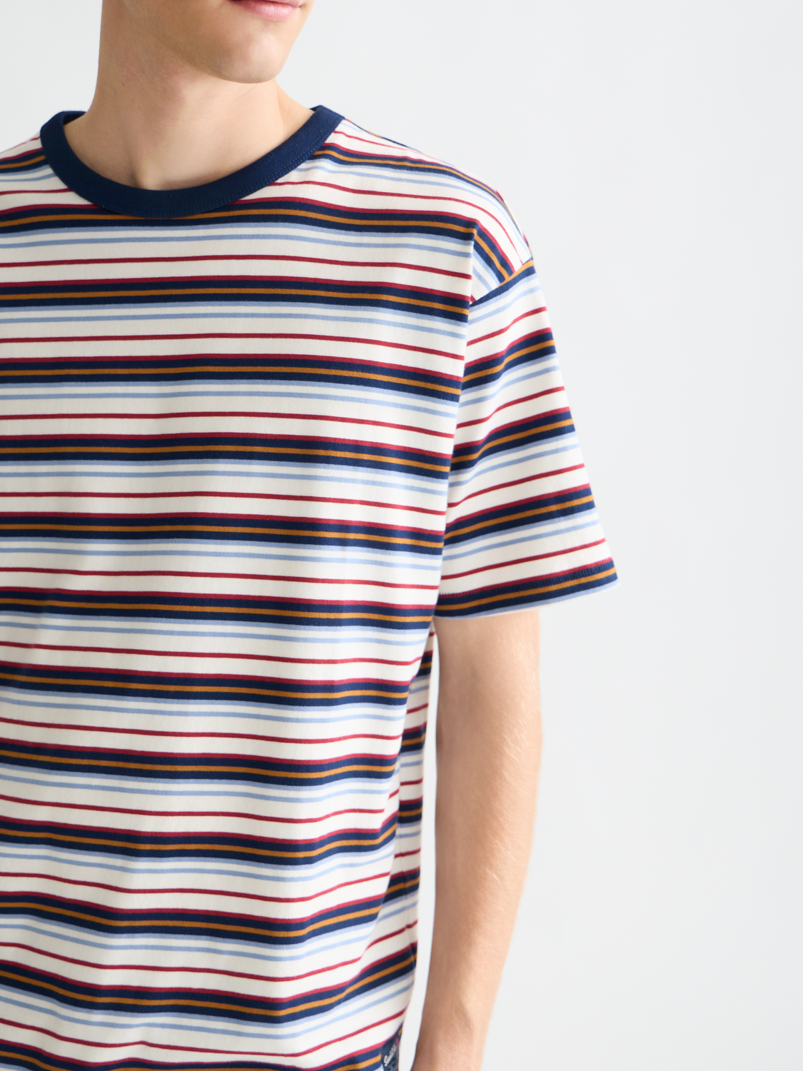 Relaxed yarn-dyed T-shirt