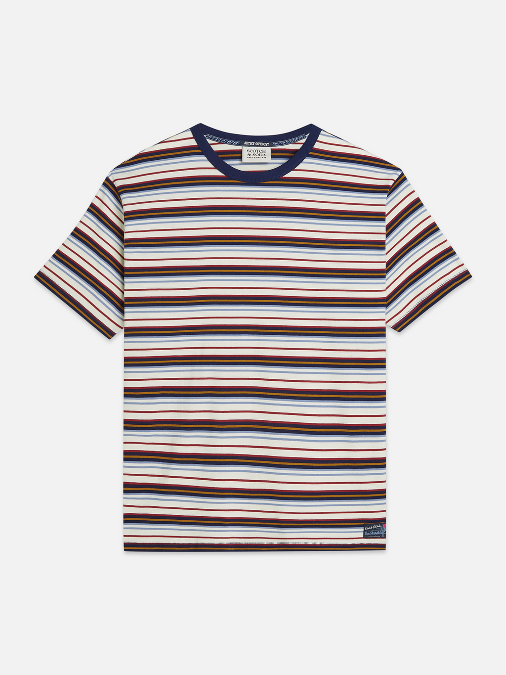 Relaxed yarn-dyed T-shirt