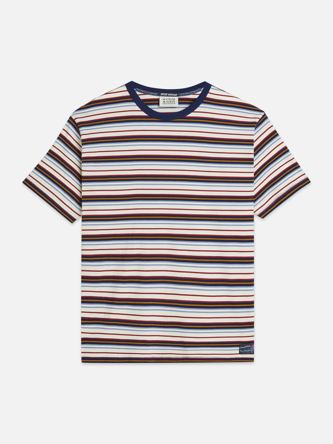 Relaxed yarn-dyed T-shirt