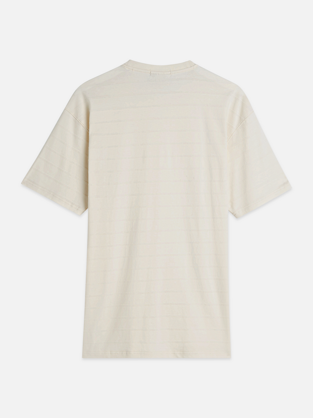 Structured jacquard relaxed T-shirt
