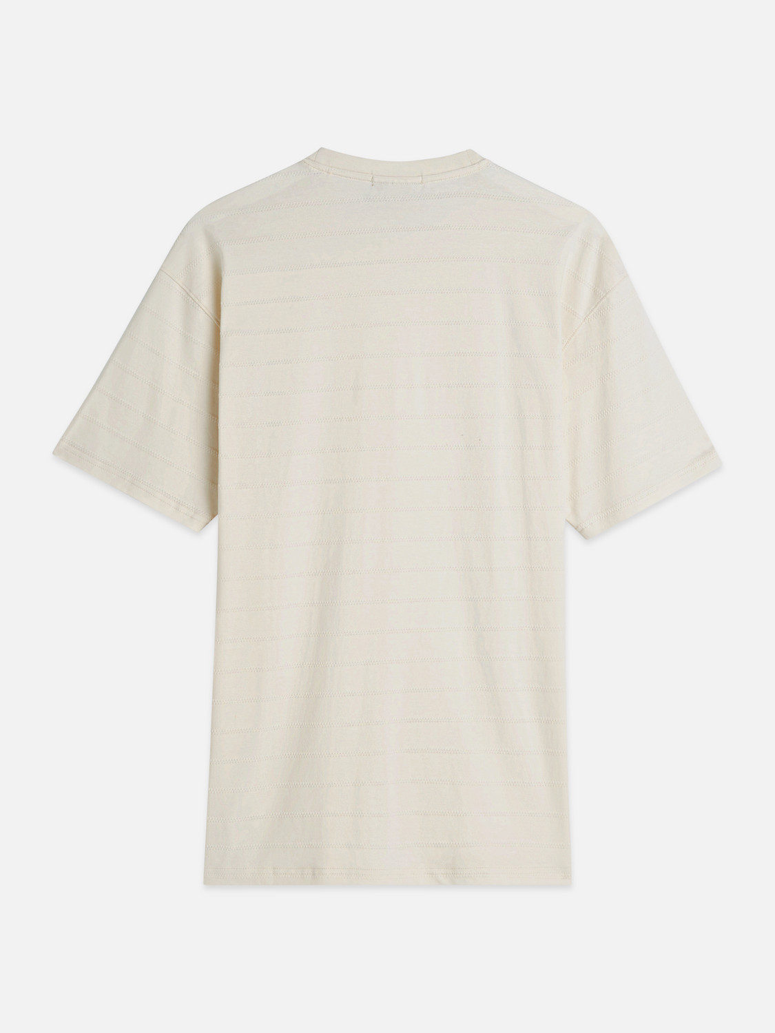 Structured jacquard relaxed T-shirt