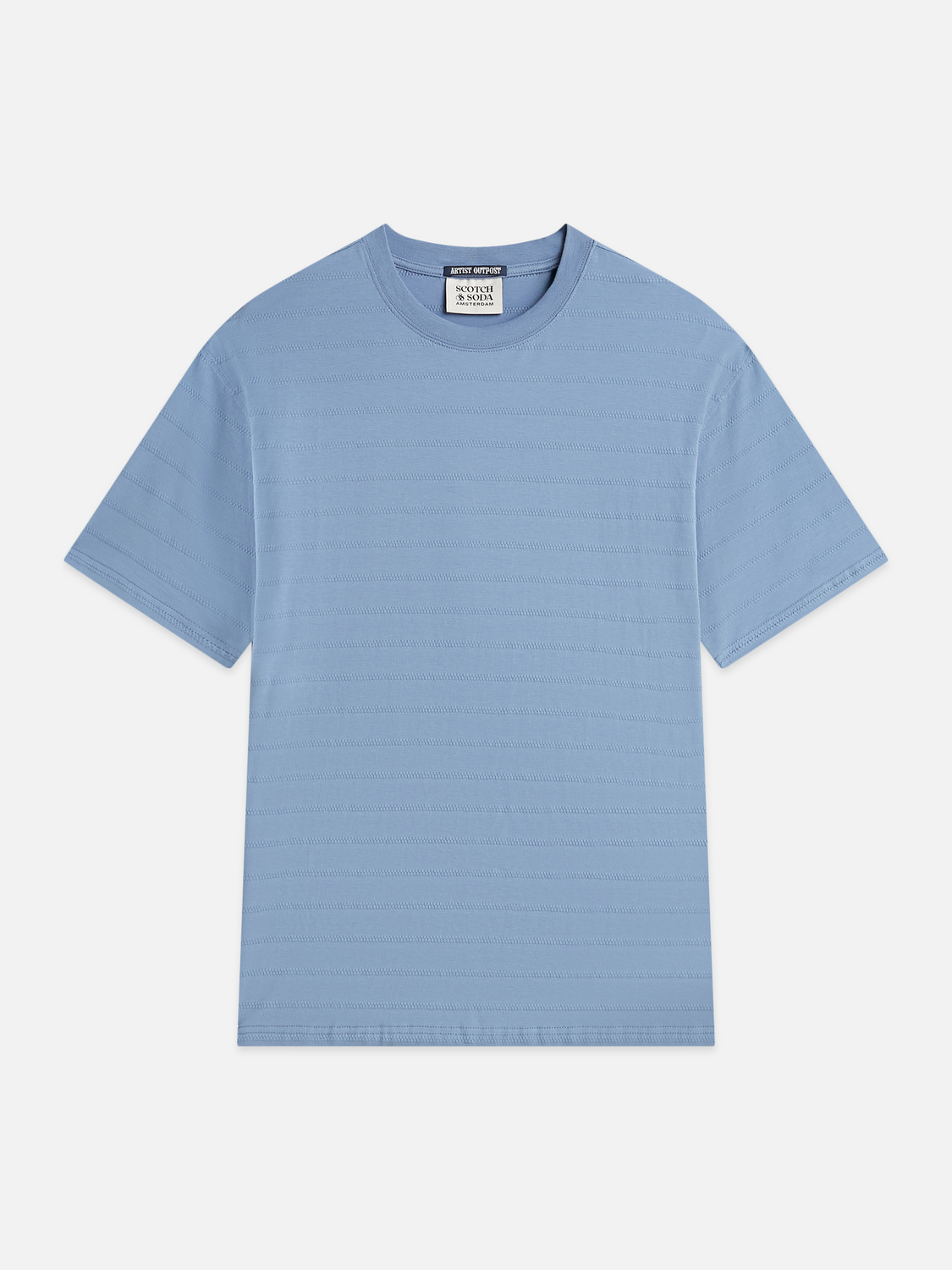 Structured jacquard relaxed T-shirt