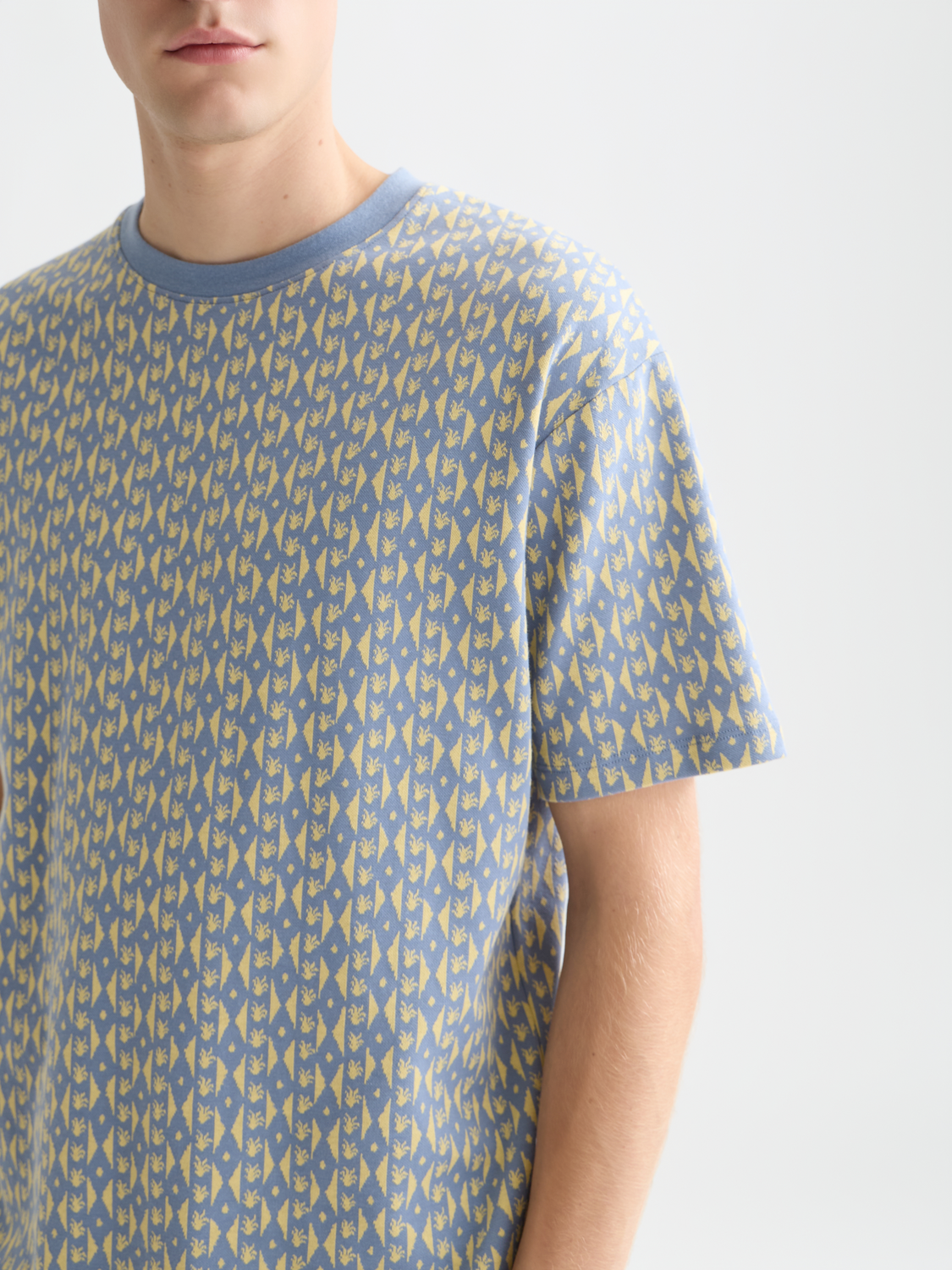 Jacquard relaxed T-shirt