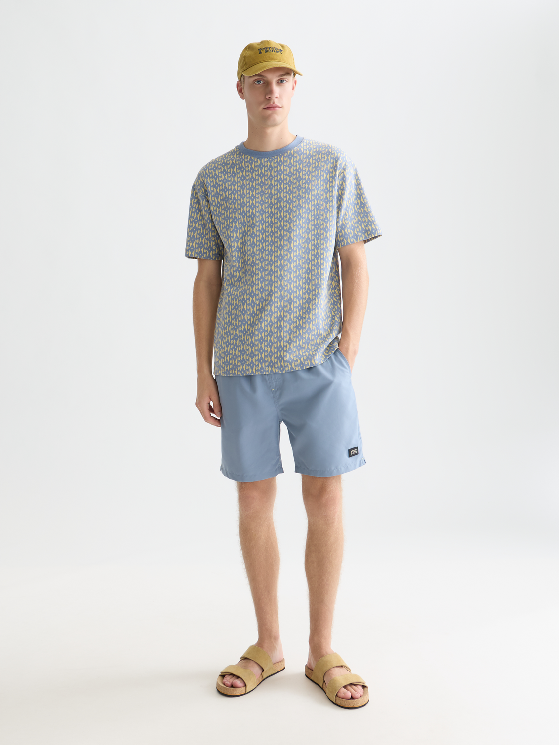 Jacquard relaxed T-shirt