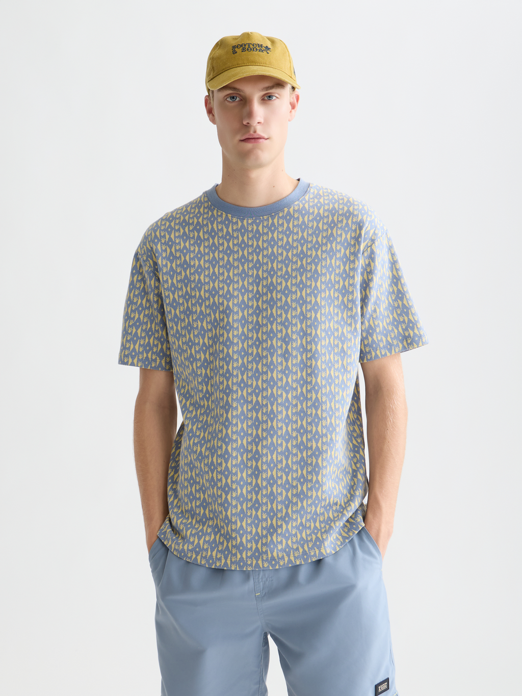 Jacquard relaxed T-shirt