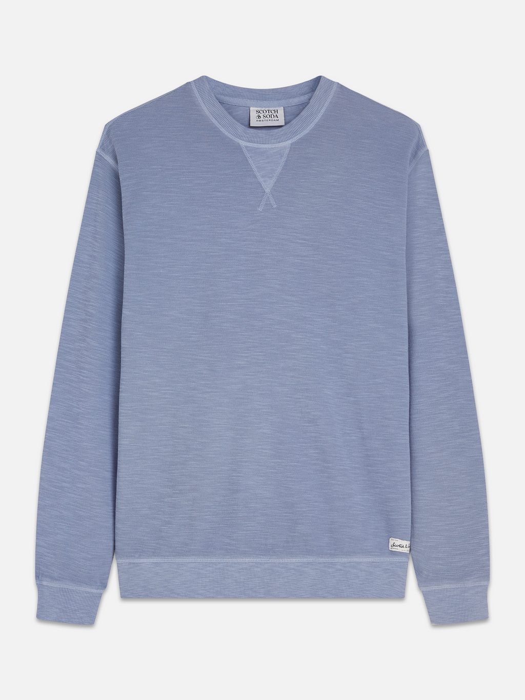 Garment-dyed sweatshirt