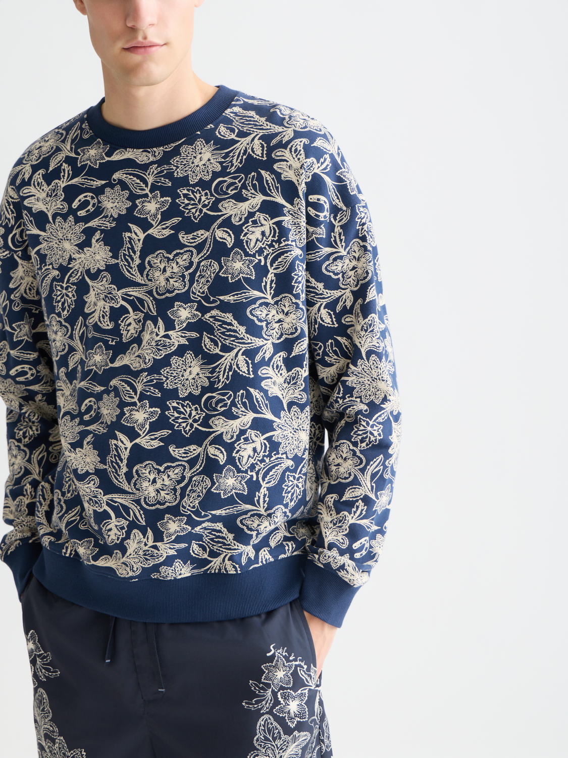 Printed relaxed sweatshirt