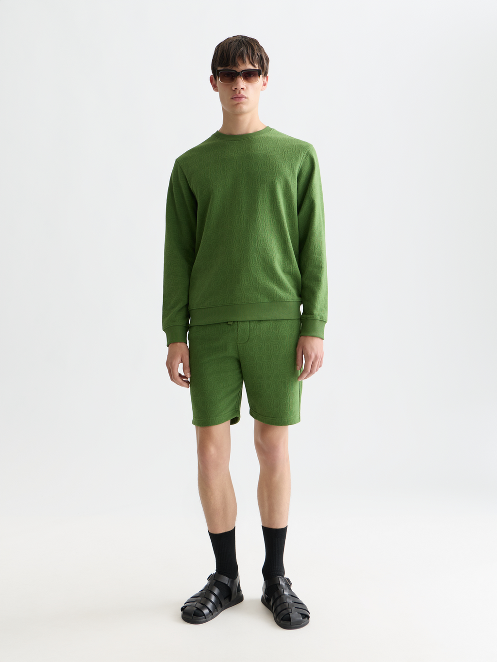 Jacquard sweatshirt