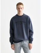 Dark Grey Front Artwork Relaxed-fit Sweat-shirt front view by Scotch & Soda