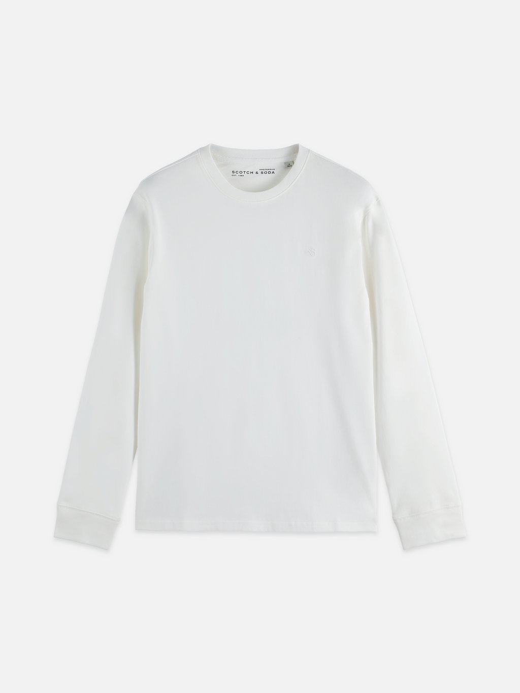 logo regular long sleeve top