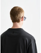 3 Crosses Relaxed-fit Garment-dyed Long Sleeve T-shirt detail shot of fabric and craftsmanship by Scotch & Soda