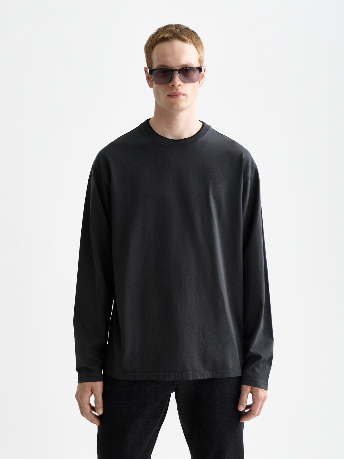 3 Crosses relaxed long sleeve top