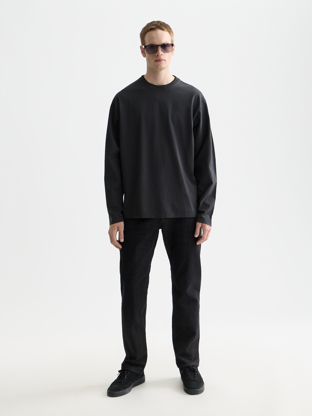3 Crosses relaxed long sleeve top