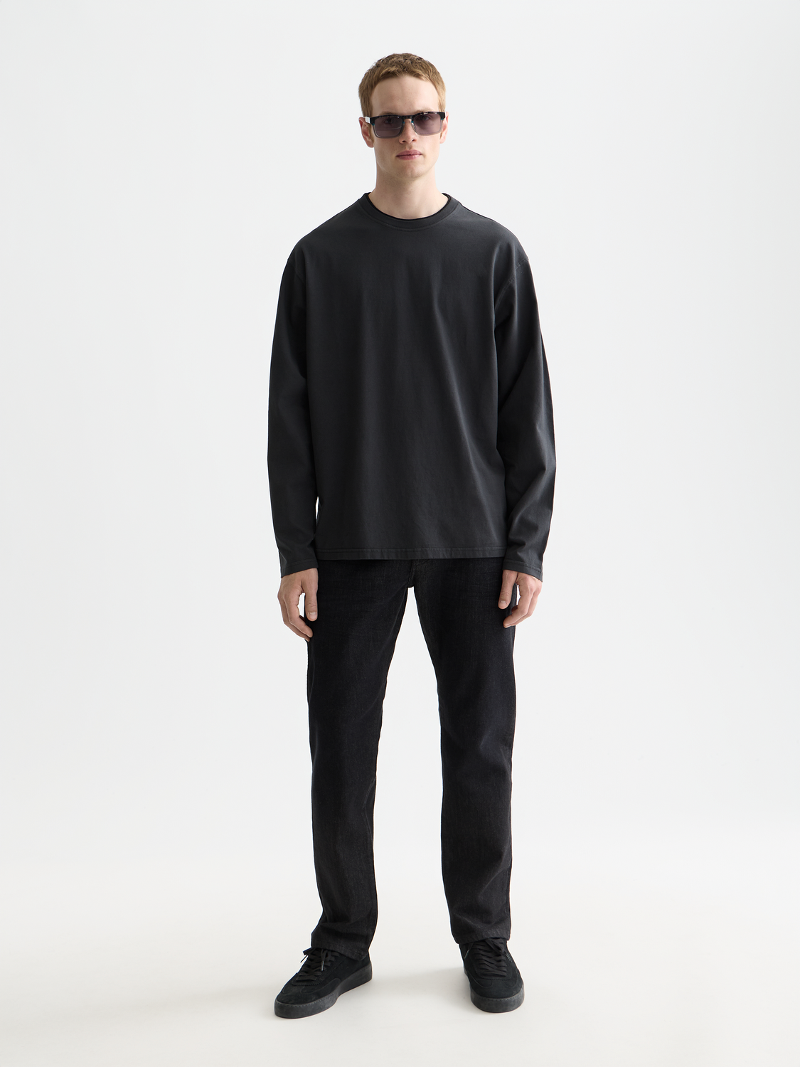 3 Crosses relaxed long sleeve top