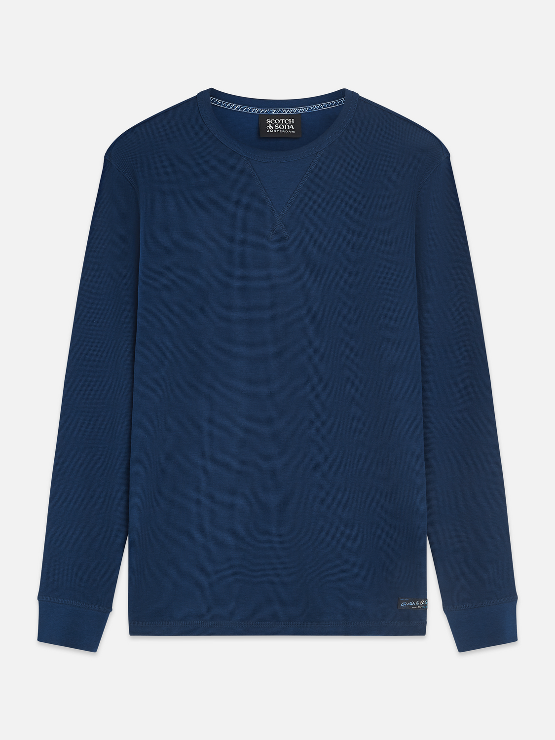 Waffle long sleeve top