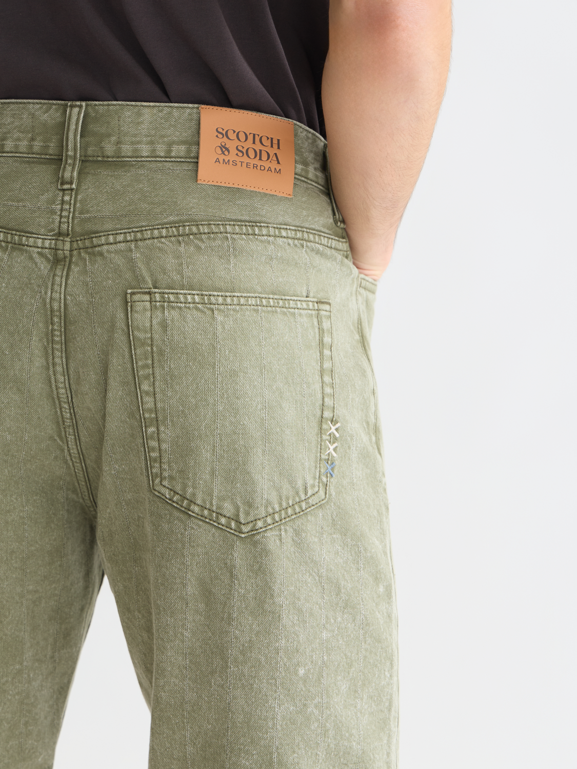The Pitch loose denim shorts