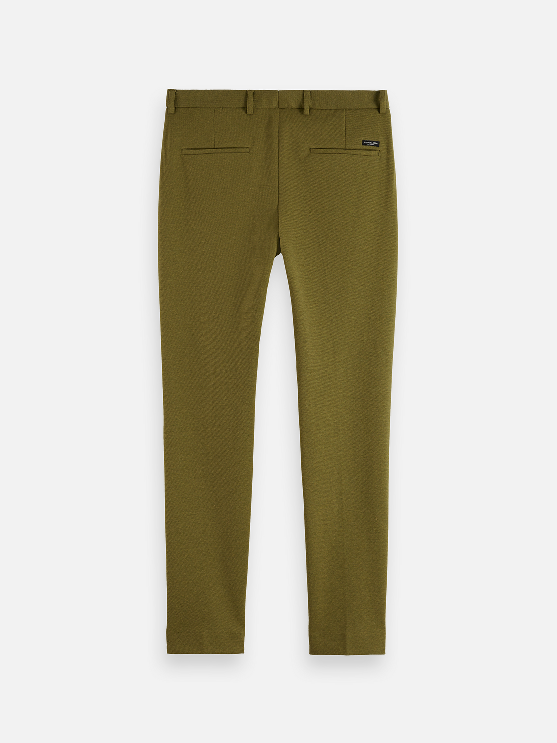 Seasonal Essentials Mott tailored cotton blend jersey chino
