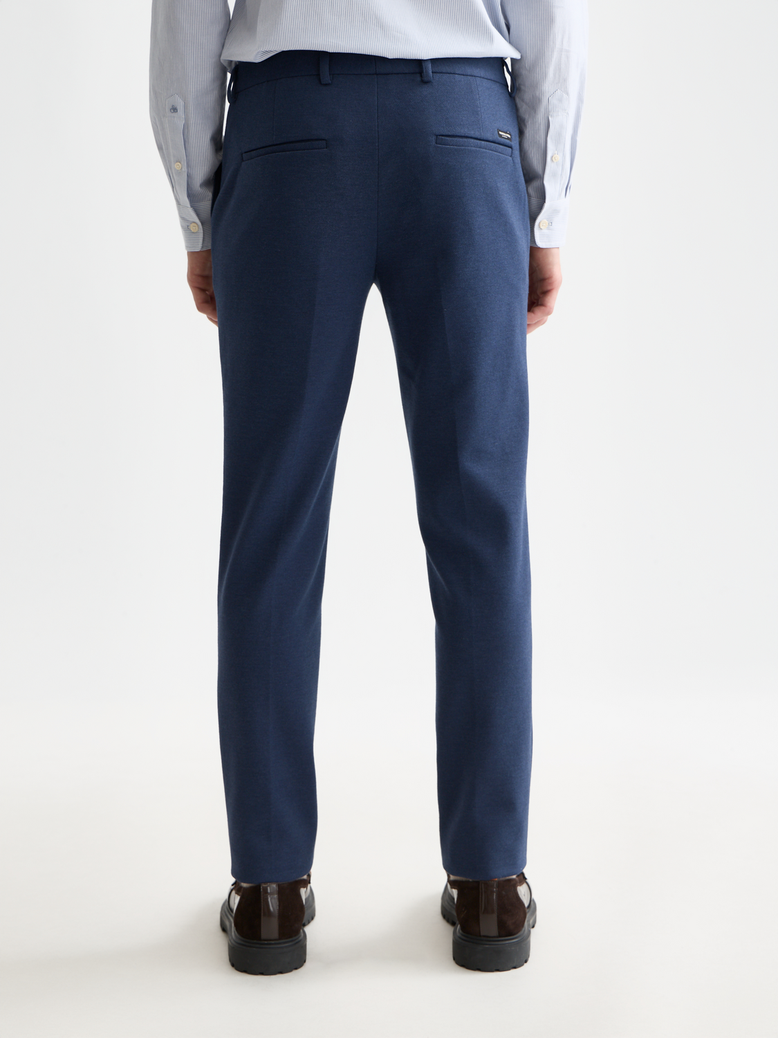 Seasonal Essentials Mott tailored cotton blend jersey chino