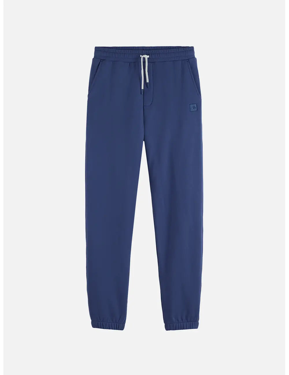 Seasonal Core Logo Badge Regular-fit Sweatpants front view showing fit and finish by Scotch & Soda