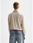 Seasonal Core Solid Oxford Regular-fit Shirt back view showing fit and finish by Scotch & Soda