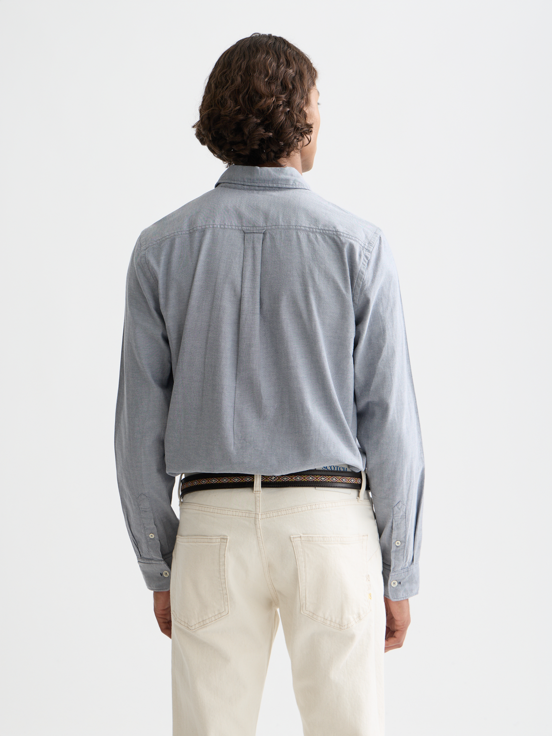 Seasonal Essentials solid oxford shirt