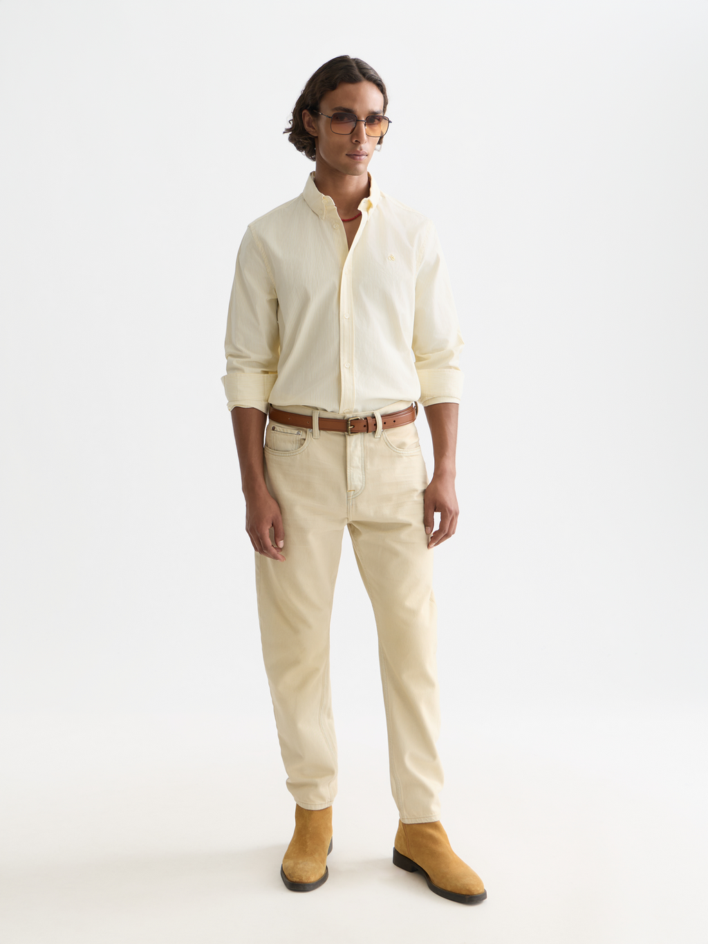 Seasonal Essentials striped oxford shirt