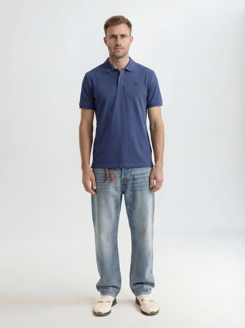 Seasonal Essentials pique logo polo