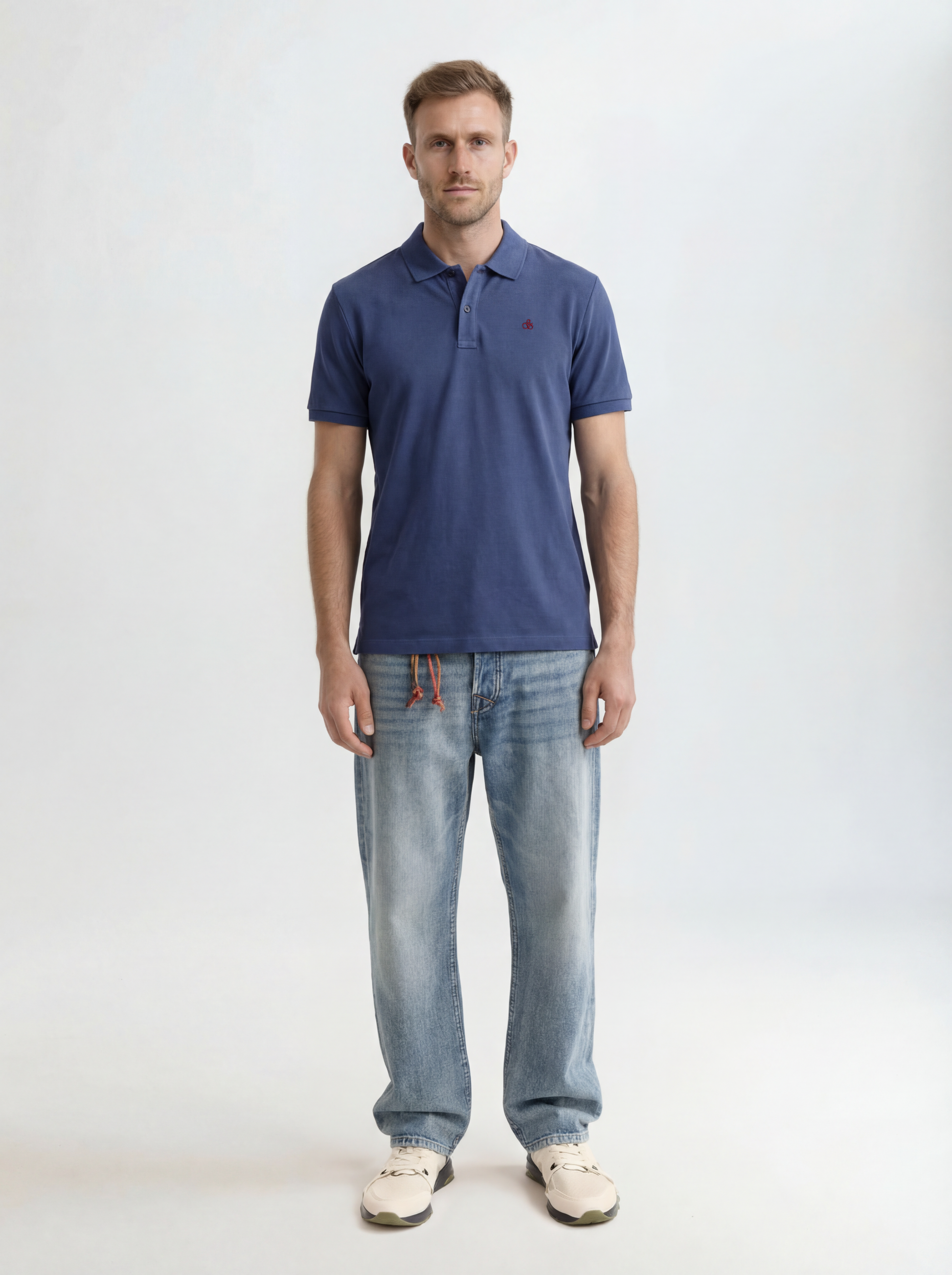 Seasonal Essentials pique logo polo