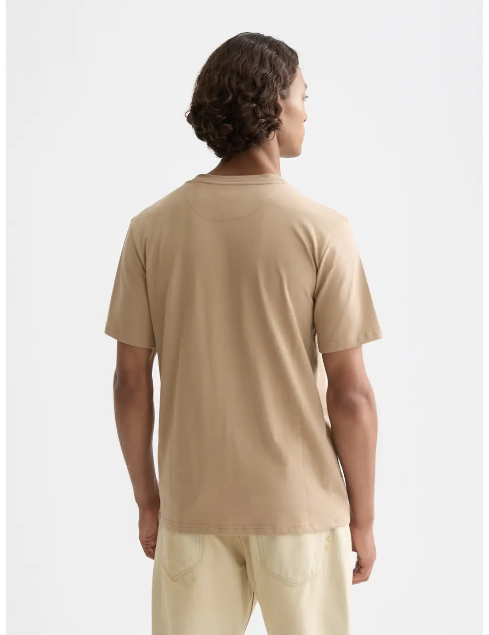 Seasonal Core Chest Logo Regular-fit T-shirt back view showing fit and finish by Scotch & Soda