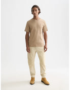 Seasonal Core Chest Logo Regular-fit T-shirt front view showing fit and finish by Scotch & Soda