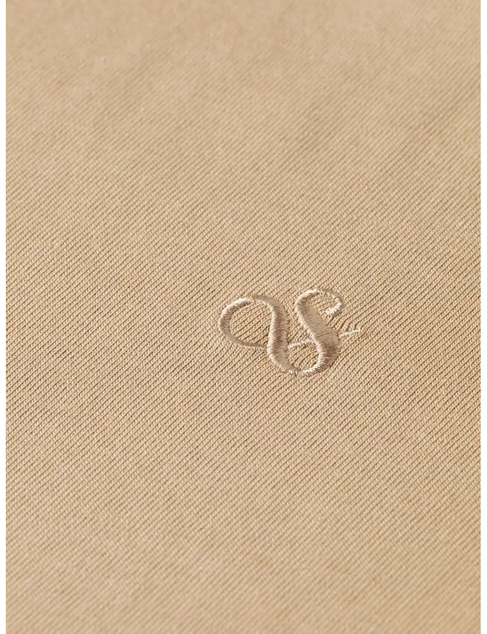 Seasonal Core Chest Logo Regular-fit T-shirt detail shot of fabric and craftsmanship by Scotch & Soda