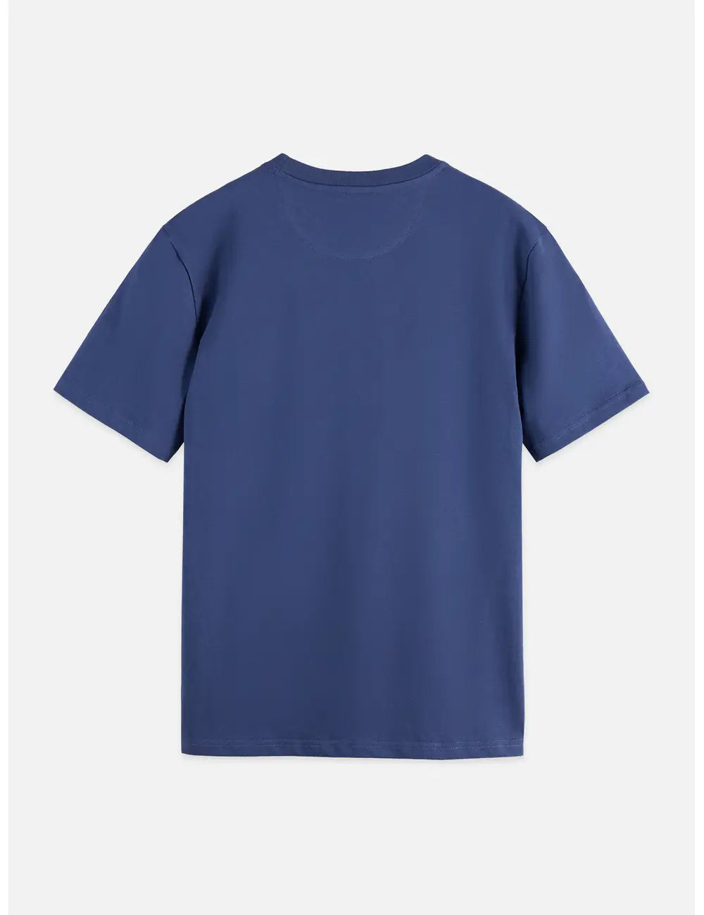 Seasonal Core Chest Logo Regular-fit T-shirt back view showing fit and finish by Scotch & Soda