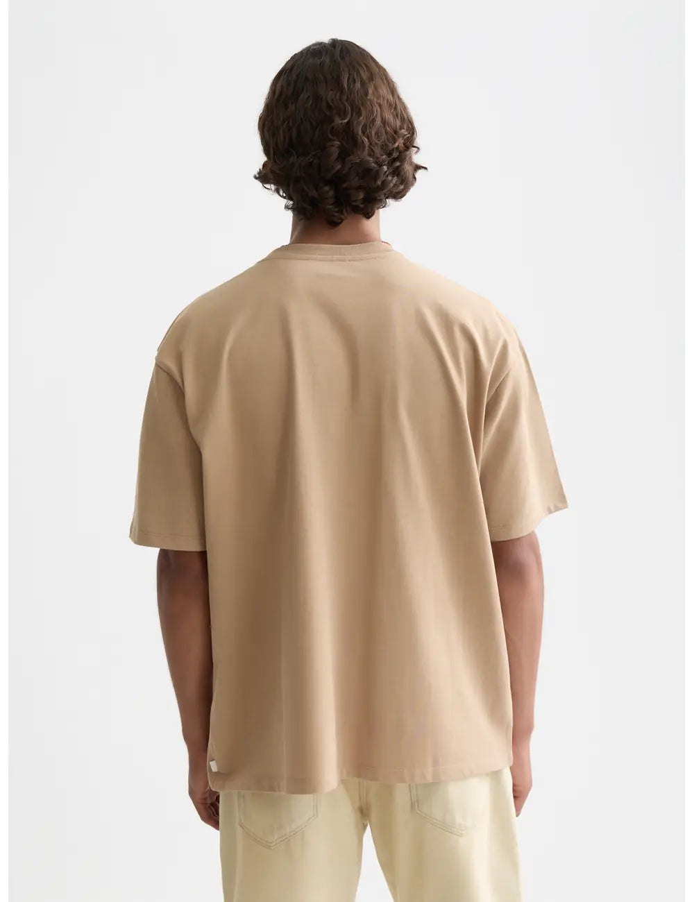 Seasonal Core 3 Crosses Chest Pocket Loose-fit T-shirt back view showing fit and finish by Scotch & Soda