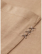 Seasonal Core 3 Crosses Chest Pocket Loose-fit T-shirt detail shot of fabric and craftsmanship by Scotch & Soda