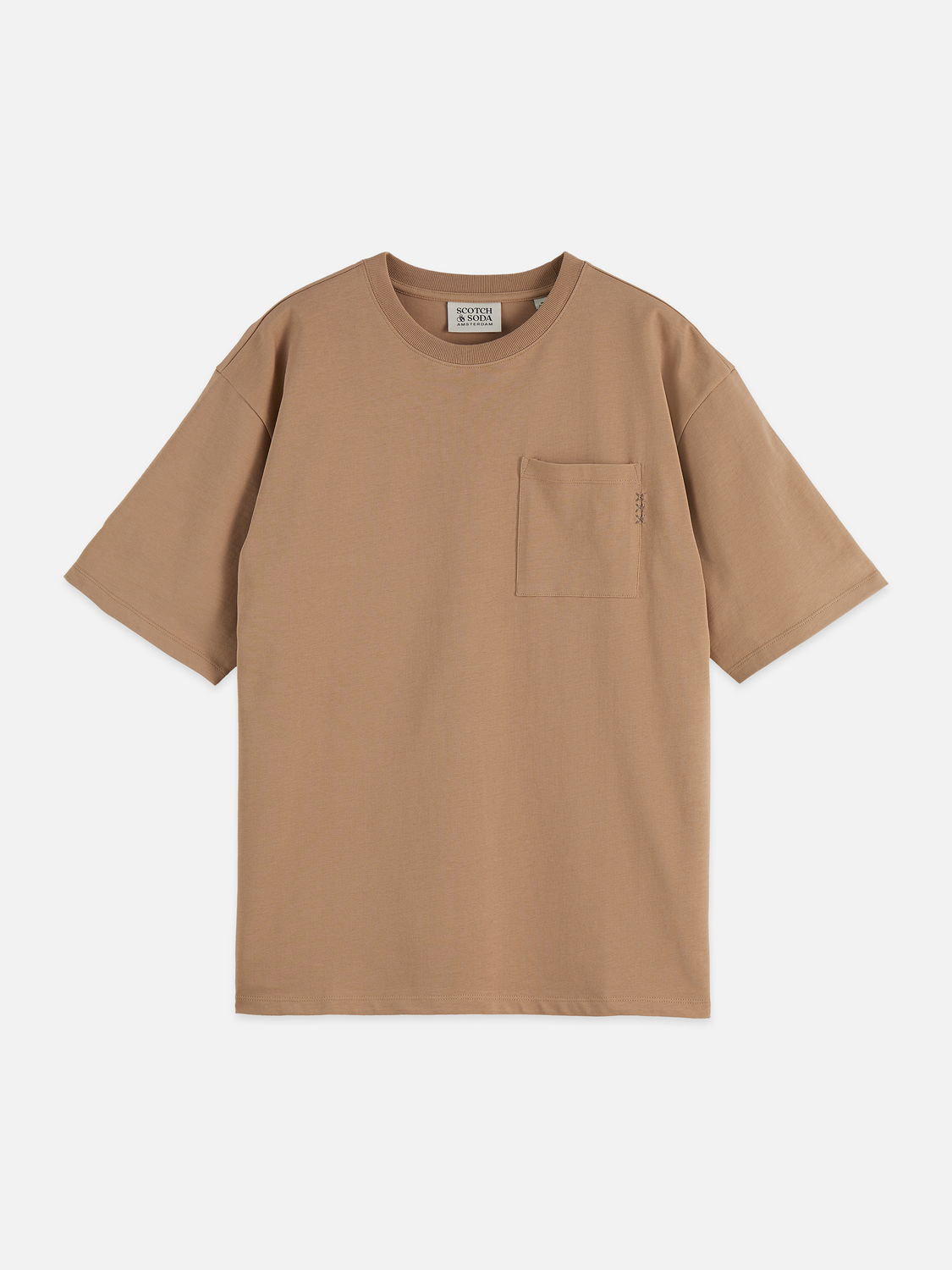 Seasonal Essentials 3 crosses pocket loose T-shirt