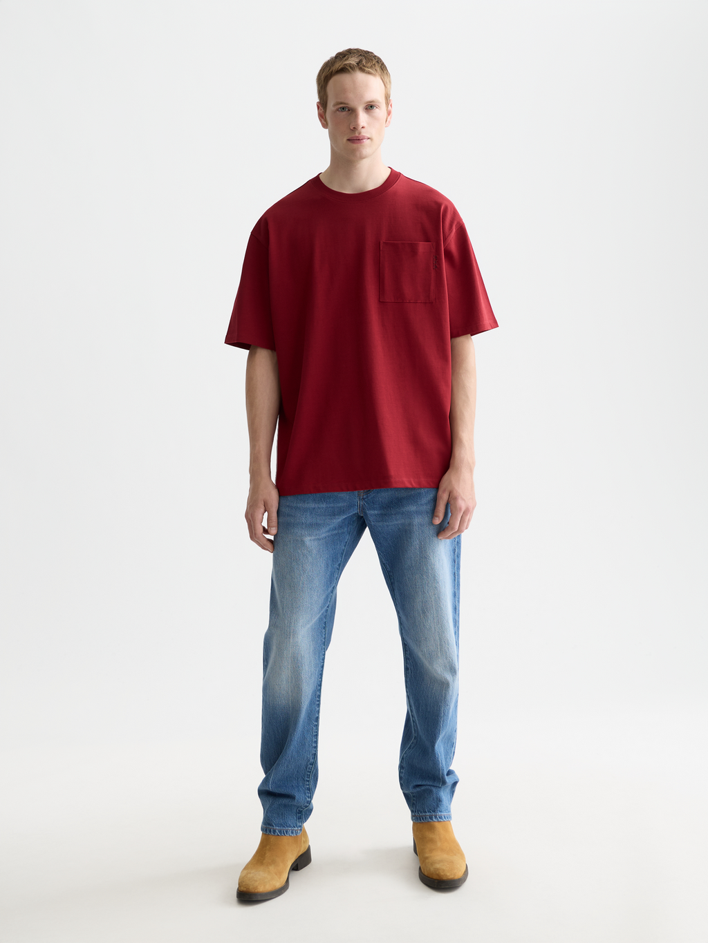 Seasonal Essentials 3 crosses pocket loose T-shirt
