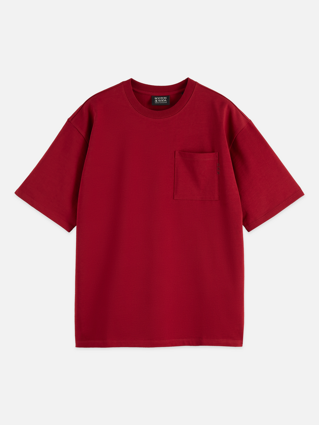 Seasonal Essentials 3 crosses pocket loose T-shirt