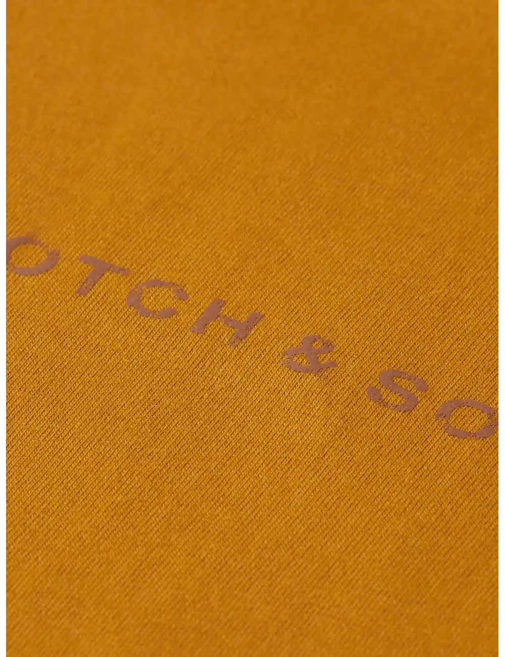 Seasonal Core Chest Artwork Relaxed-fit T-shirt detail shot of fabric and craftsmanship by Scotch & Soda