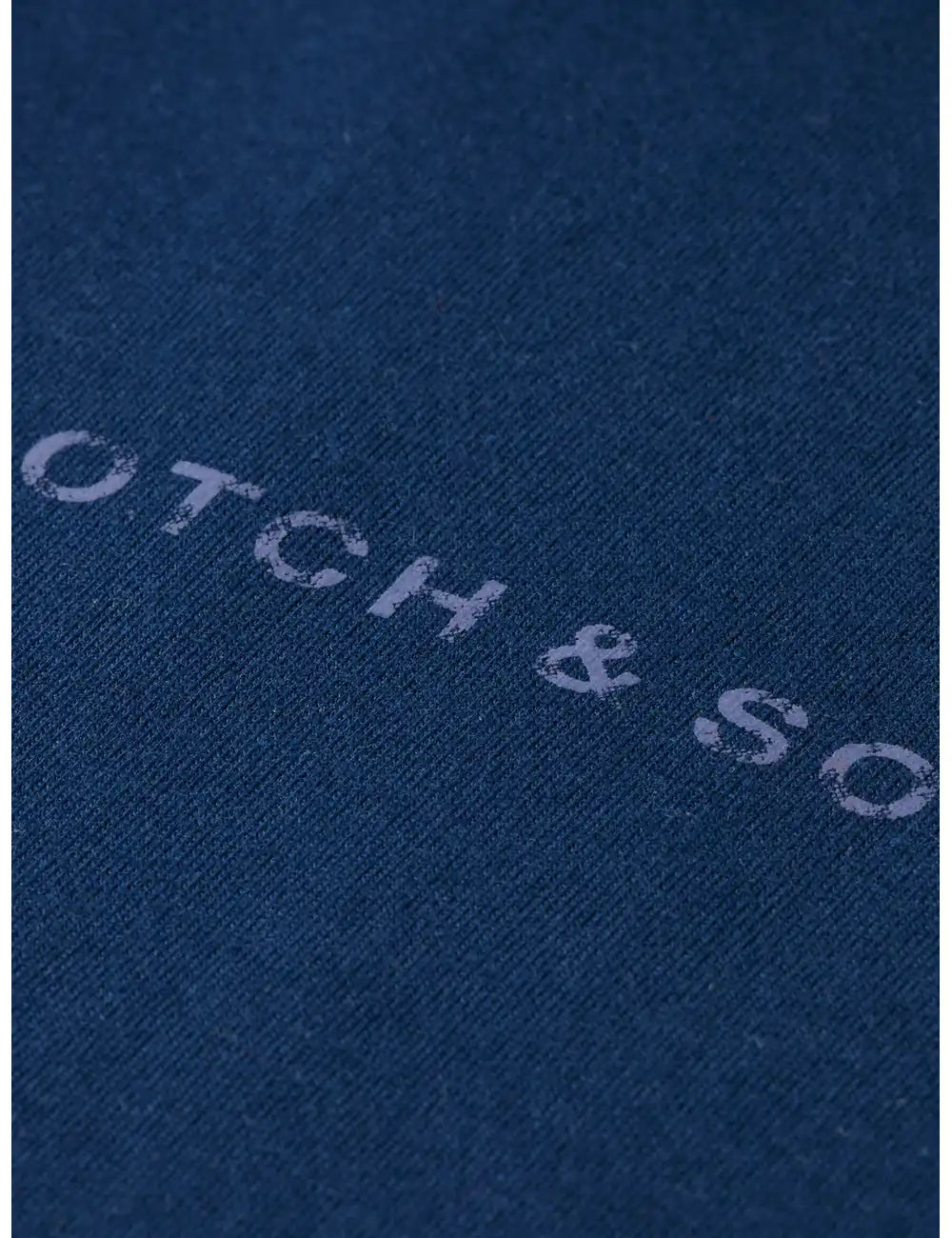 Seasonal Core Chest Artwork Relaxed-fit T-shirt detail shot of fabric and craftsmanship by Scotch & Soda