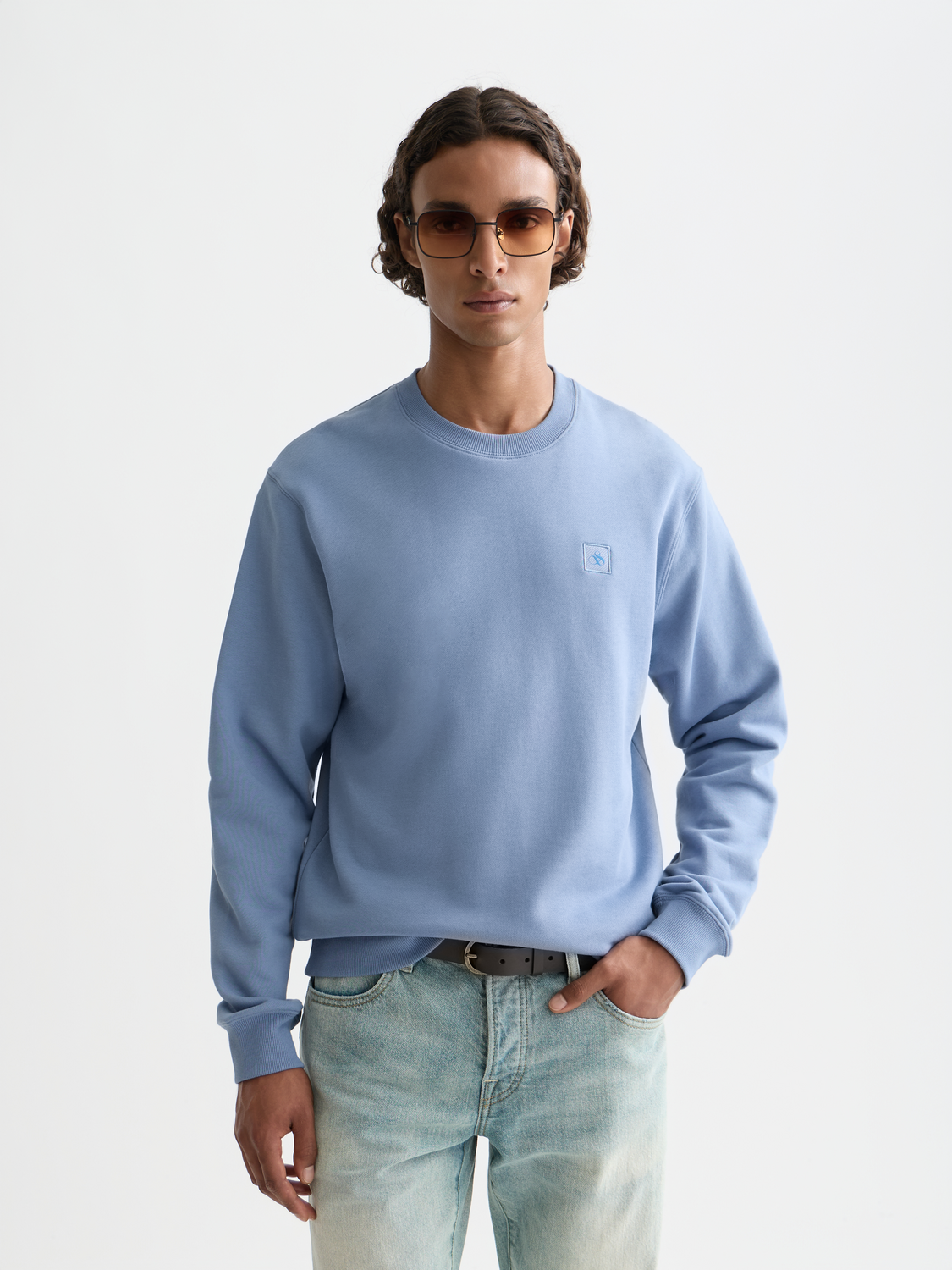 Seasonal Essentials logo badge sweatshirt