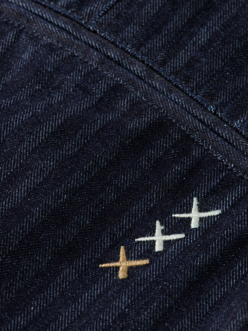 Seasonal loose denim chino