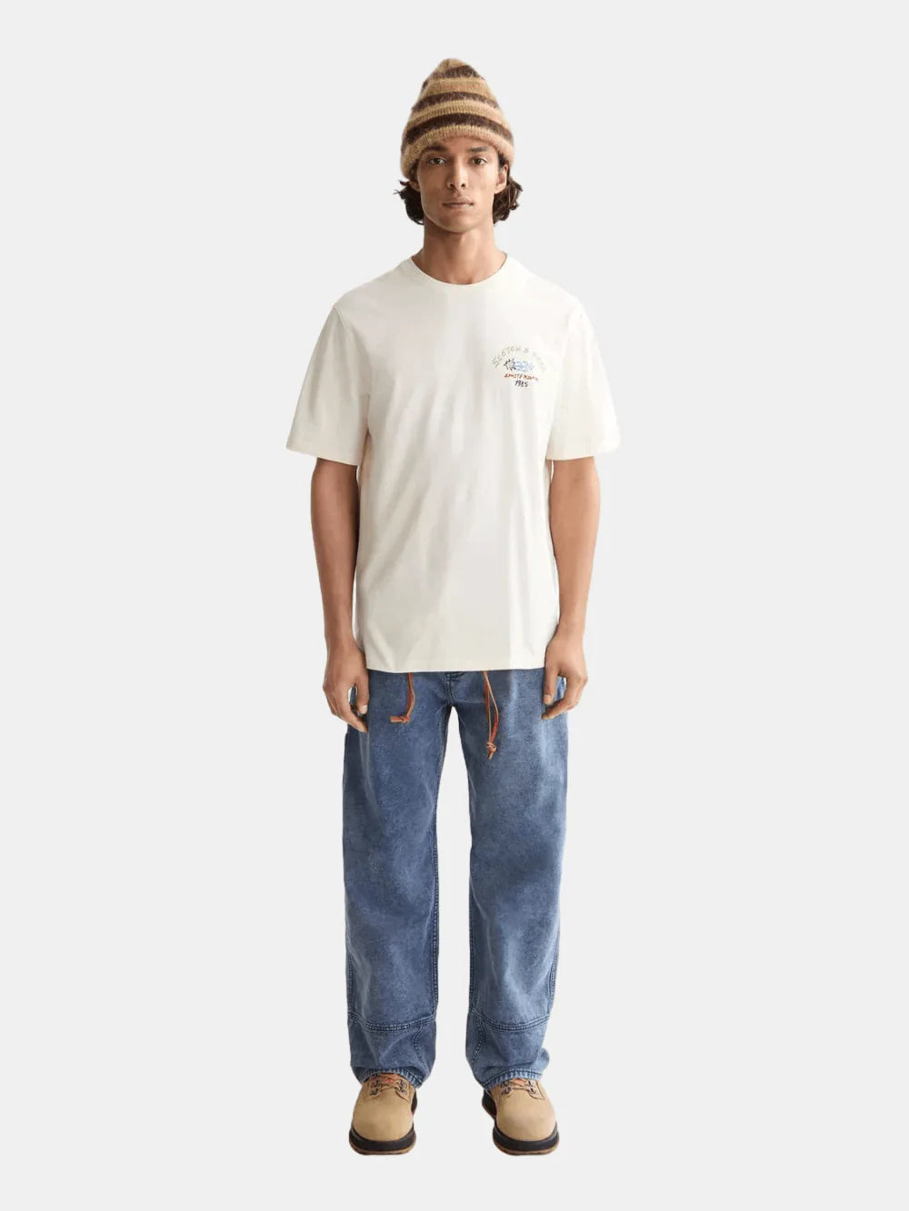 Regular-fit front and back artwork t-shirt - Scotch & Soda