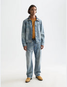 Washed Denim Ranch Jacket full model shot showing overall fit and styling by Scotch & Soda
