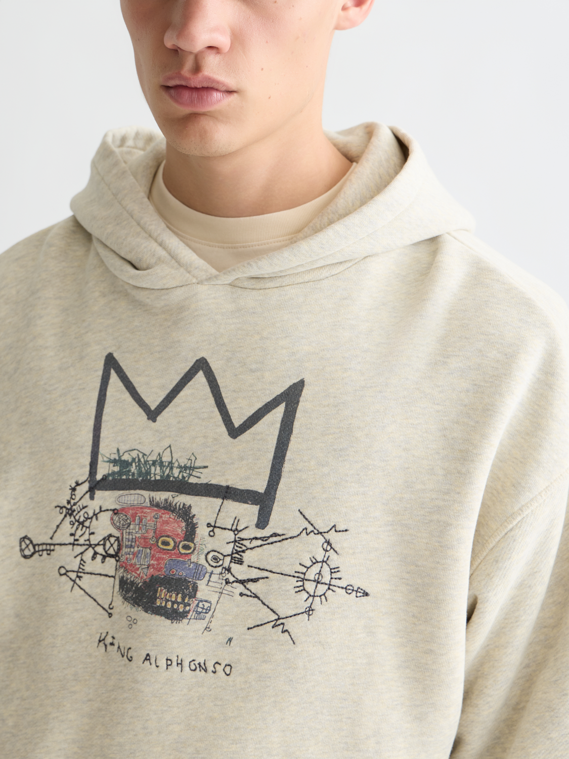 Scotch & Soda x Basquiat Washed Artwork Hoodie